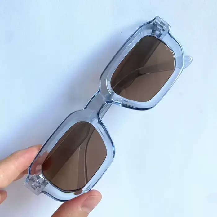 Lunettes de soleil unisexes, à la mode, petite monture, Anti-UV, rétro, carrées, simples, ornemental