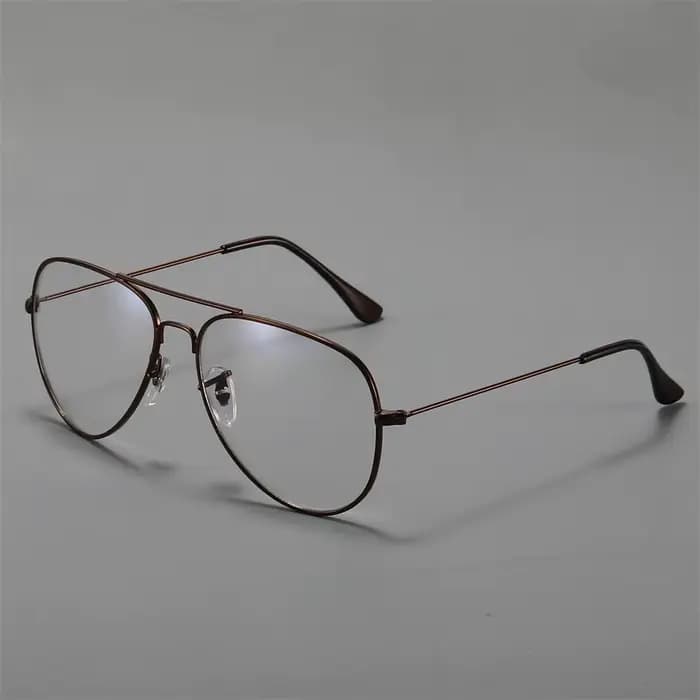 Lunettes Froggy rétro à grande monture, unisexe, ultralégères, verres plats, bifocales, adaptées à t