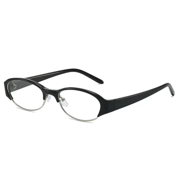 Nouvelles Lunettes Tendance 2026 Ovales Uniques Monture Myopie Rétro Verres Plats Unisexe Mode Anti-