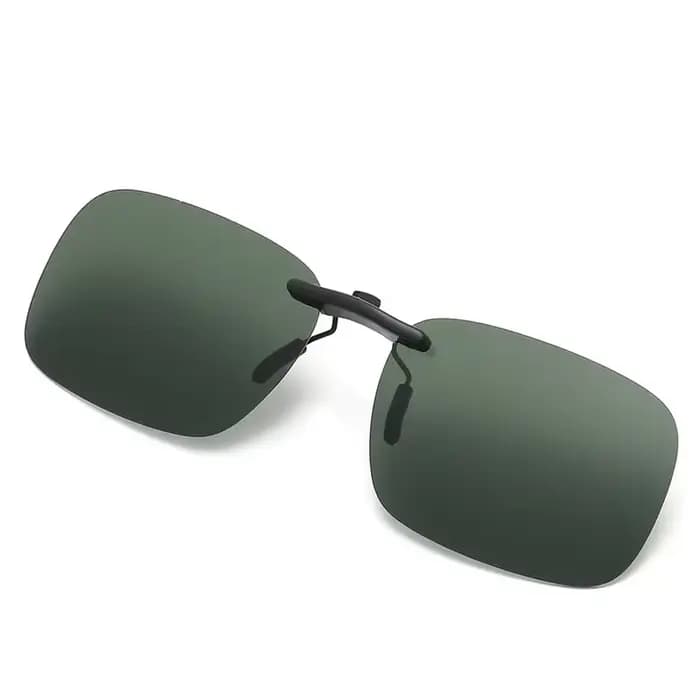 Lunettes de soleil à clipser sans monture, verres anti-reflets, pour accessoire de mode et activités