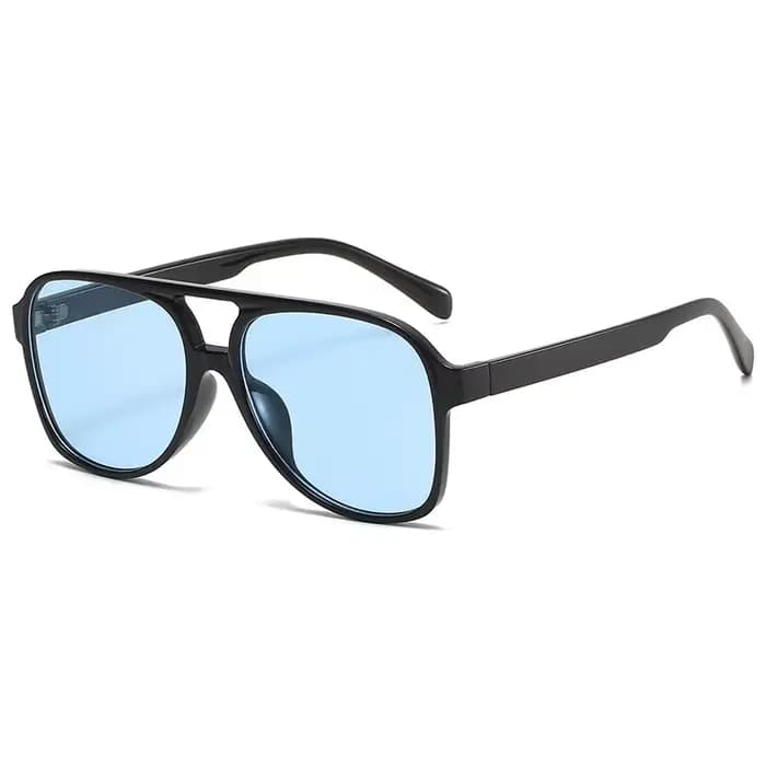 Lunettes de soleil vintage à double pont pour femme, verres transparents, couleurs bonbon, nouvelle 
