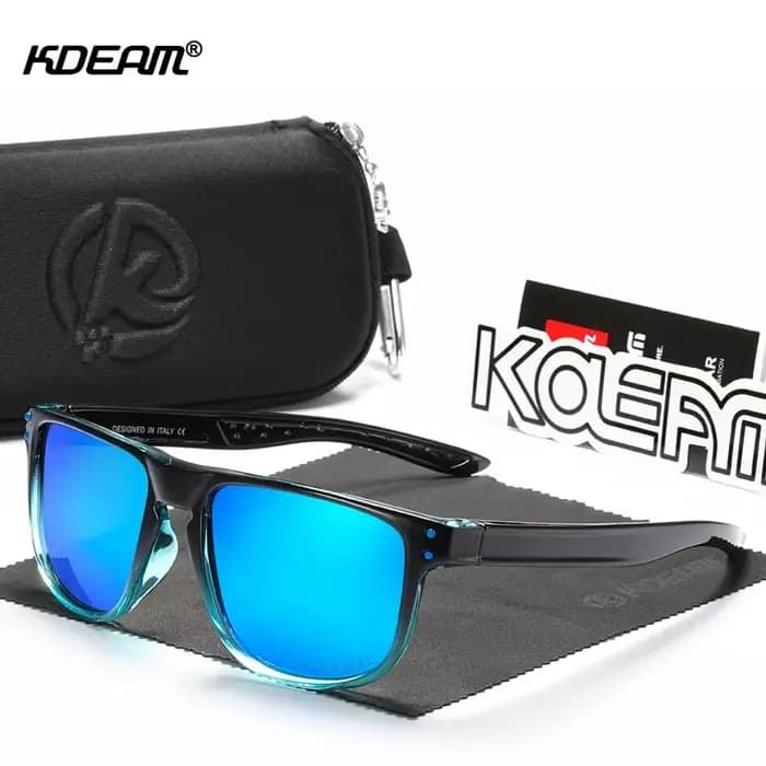KDEAM-Lunettes de soleil polarisées légères pour hommes, durables, toutes tailles, verres de revêtem