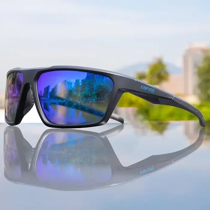 Kapvoe hommes pêche lunettes de soleil mode lunettes de cyclisme polarisées UV400 lunettes pour homm