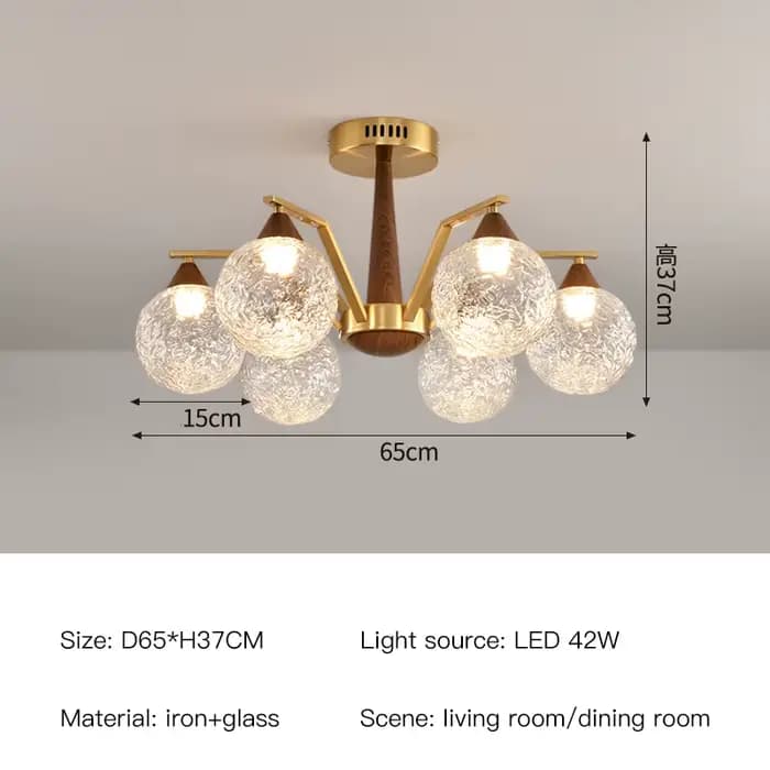 Lustres modernes en verre LED pour salon, salle à manger, chambre à coucher, décoration d'intérieur,