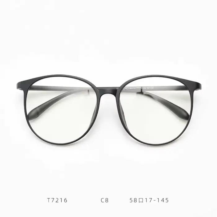 Monture de lunettes ronde surdimensionnée de 150mm pour hommes et femmes, grand visage, ultraléger T