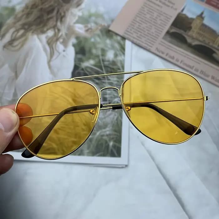Nouvelles lunettes de soleil classiques pour hommes, monture en métal aviateur, lunettes de sport d'
