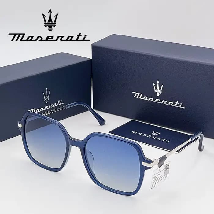 MASERATI lunettes UV400 luxe lunettes de soleil polarisées pour hommes femmes lunettes de conduite à