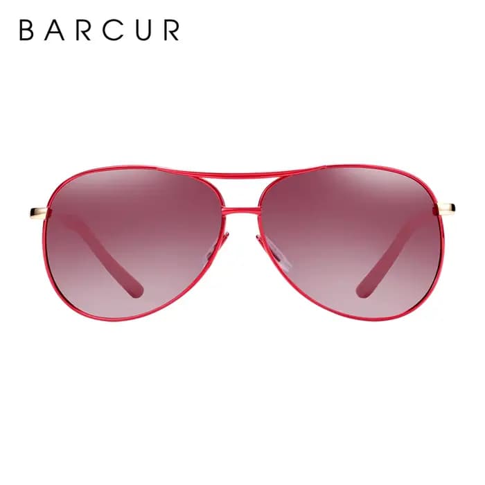 BARCUR hommes dégradé femmes lunettes de soleil polarisées lunettes de soleil pour hommes pilote
