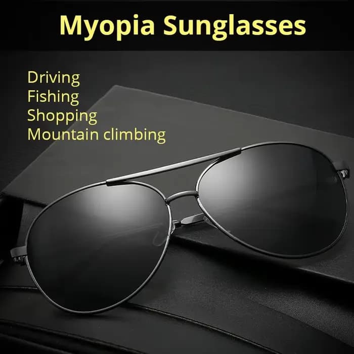 Lunettes de soleil de myopie dioptriques polarisées pour hommes et femmes, lunettes de soleil ovales