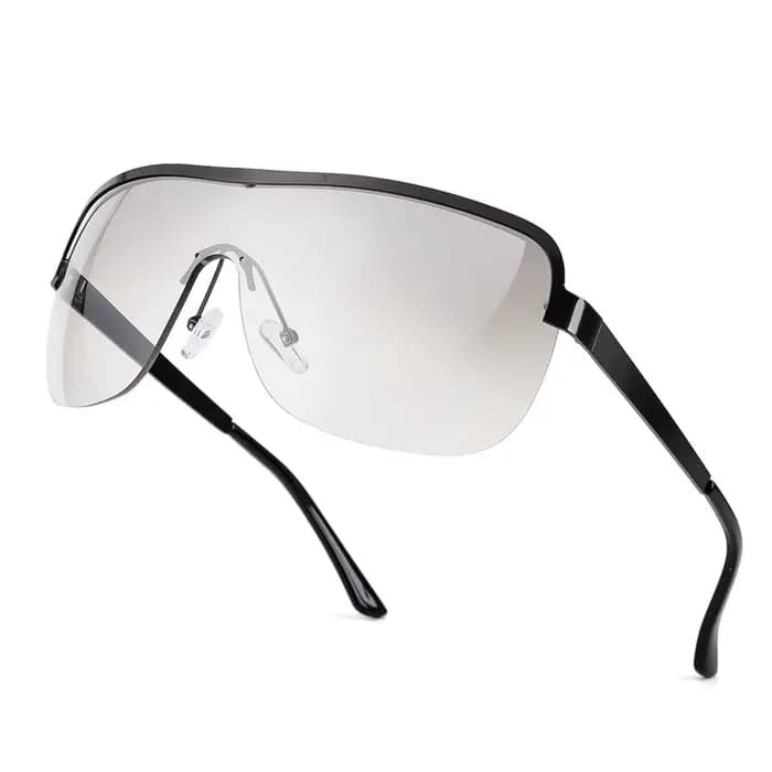 Lunettes de soleil surdimensionnées, monture en alliage d'aluminium et magnésium, lunettes de mode U