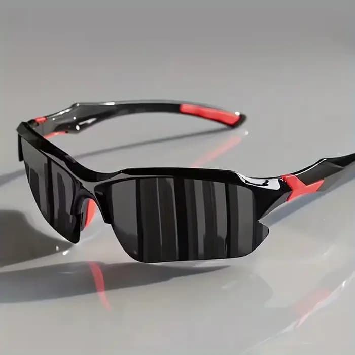 Lunettes de soleil semi-cerclées tendance, unisexes, idéales pour les fêtes ou comme cadeau