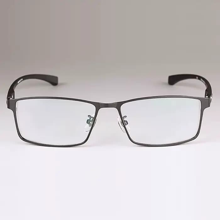 Monture de lunettes en alliage pour hommes, branches flexibles, jambes, matériau en alliage de galva