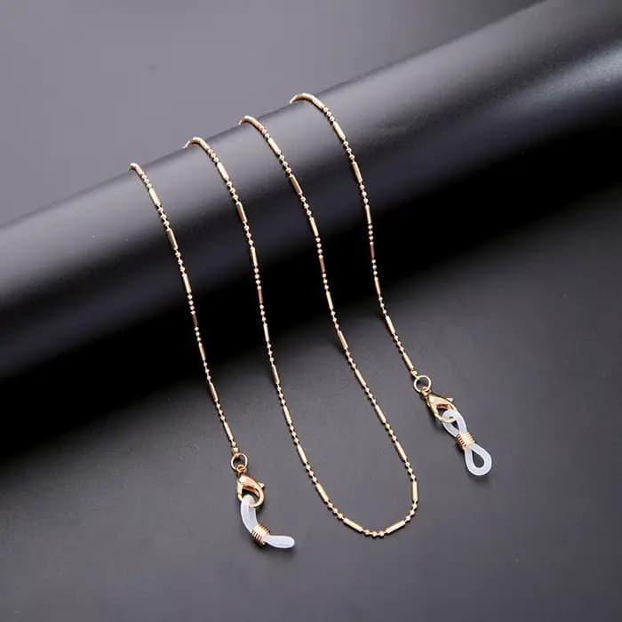 Chaîne de lunettes de lecture pour femmes, lanières, couleur or noir argent, corde suspendue, access