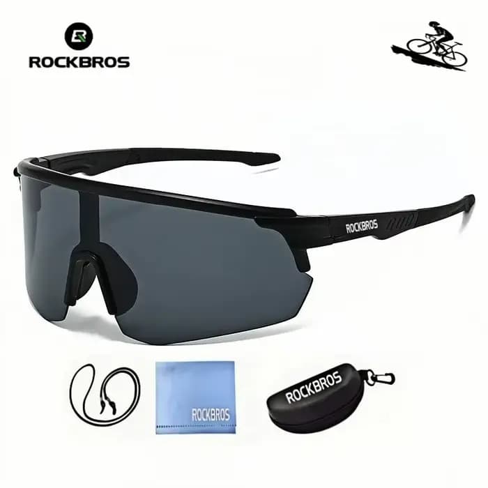 ROCKBROS Nouvelles lunettes de soleil grand format anti-vent pour le cyclisme, lunettes de VTT, lune