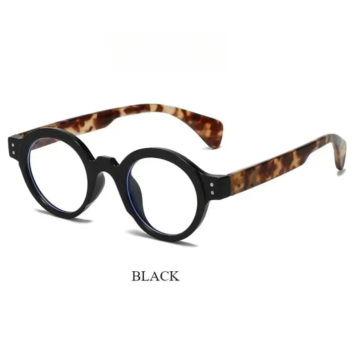Lunettes de lecture simples à la mode, monture complète, circulaire, Ultra légère, confortable, unis