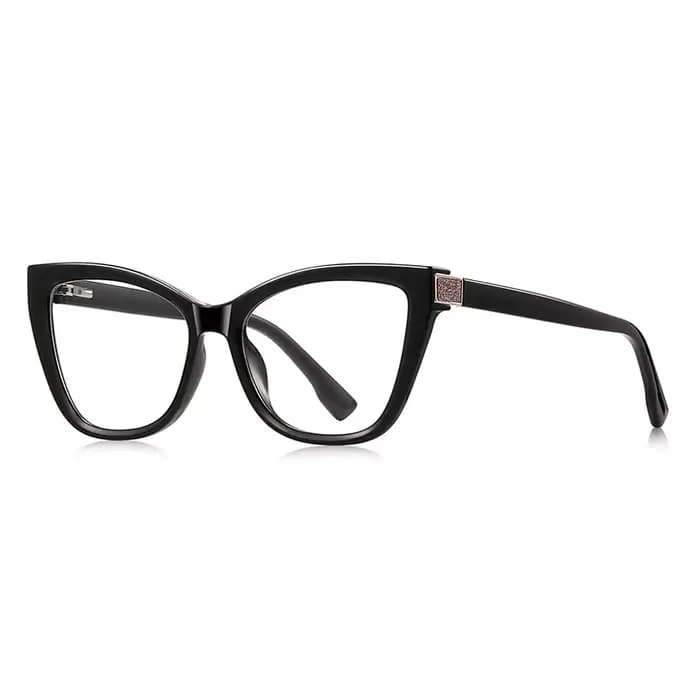 Lunettes léopard de luxe pour femmes, monture transparente, à la mode, pour la vue de près, Anti-lum