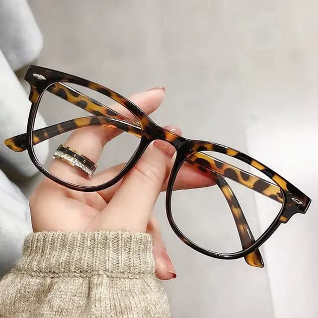 -1 -1.5-2-2.5-3-3.5-4Vintage léopard myopie lunettes femmes hommes Transparent myope Prescription lu