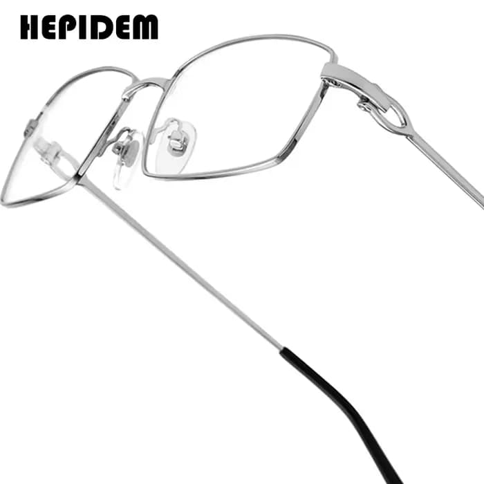 HEPIDEM-Lunettes carrées rétro vintage pour hommes, monture en alliage, lunettes de marque, lunettes