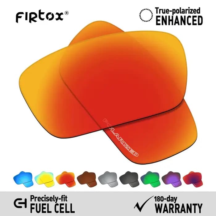 Firtox – lentilles polarisées Anti-eau de mer de remplacement, pour lunettes de soleil Oakley Fuel c
