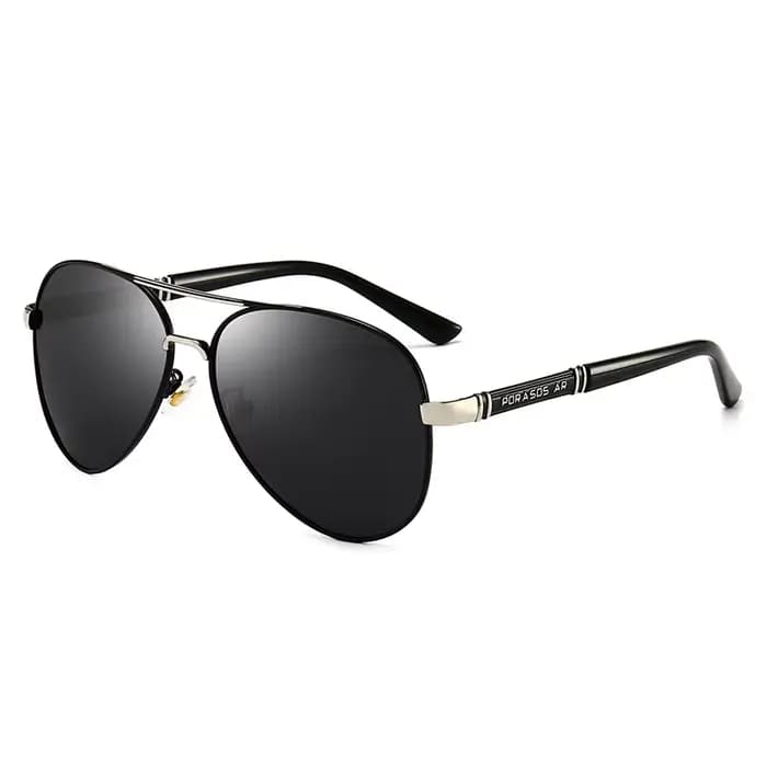 Lunettes de soleil classiques Big Pilot pour hommes et femmes, lunettes de soleil d'aviation en méta