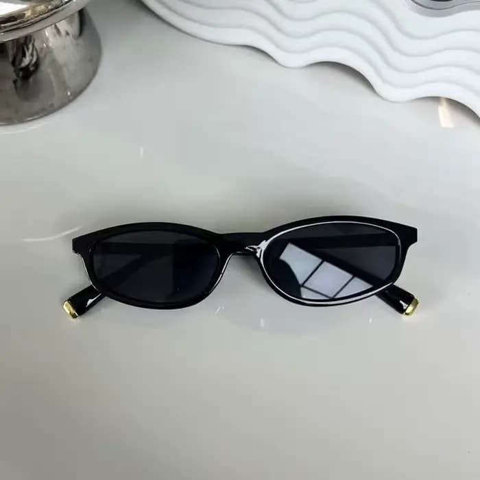 Lunettes de soleil vintage pour femme, monture petite, style chaton, haut de gamme, mignonnes, sexy,