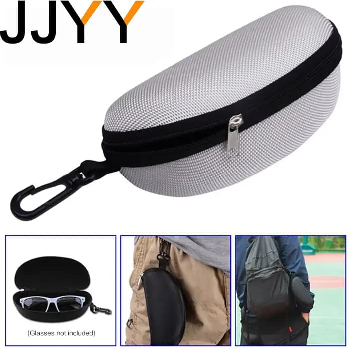 JJYY – protecteur de lunettes de soleil Portable, tissu Oxford, étui rigide à fermeture éclair EVA a