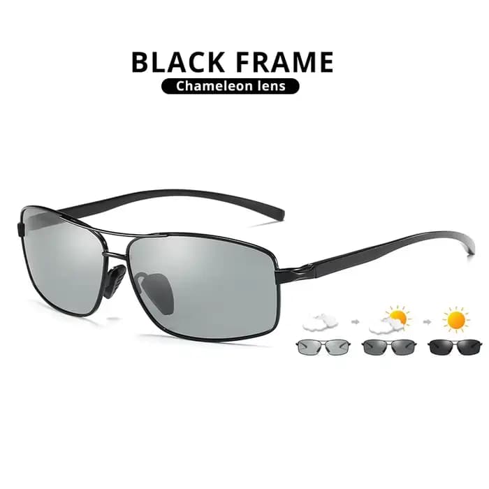 LIOUMO haut lunettes de soleil photochromiques hommes femmes lunettes caméléon polarisées lunettes d