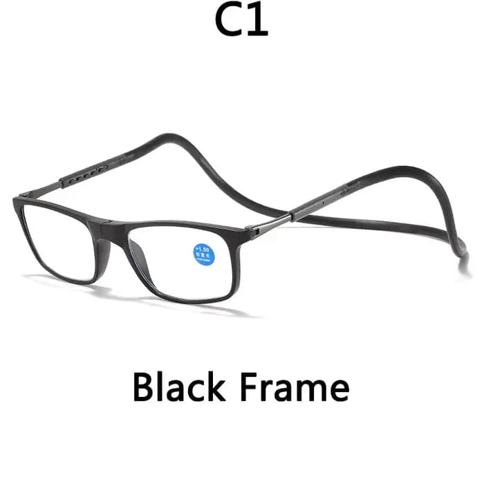Lunettes de lecture magnétiques portables pour hommes et femmes, lunettes presbytes, aimant suspendu