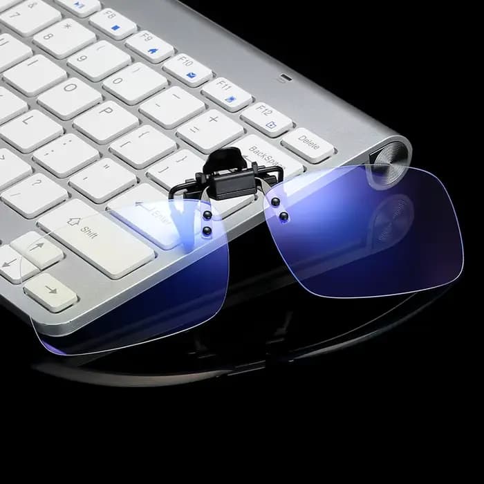 Lunettes anti-lumière bleue pour hommes et femmes, lunettes à clipser pour ordinateur, lunettes de t