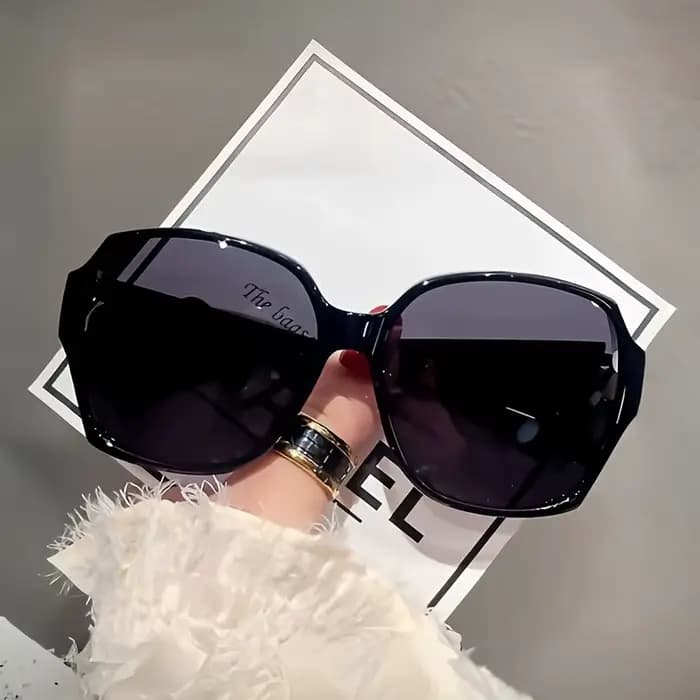 Lunettes de soleil surdimensionnées à la mode, adaptées aux hommes et aux femmes, idéales pour la co
