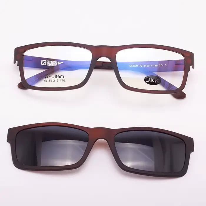 Lunettes de soleil ultra-légères à clip magnétique, monture de myopie, lunettes polarisées, lunettes