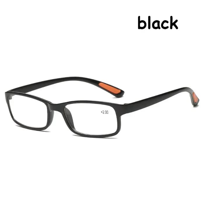 Lunettes de Lecture en Verre Véritable pour Homme, Monture Carrée Complète Anti-rayures pour Femme, 