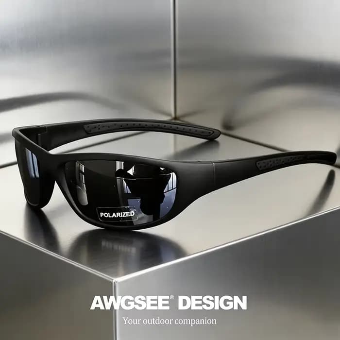 Lunettes de soleil de sport polarisées pour hommes et femmes, verres TAC de course, de pêche, Anti-é