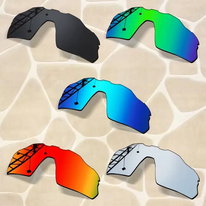 Verres de remplacement polarisés anti-rayures pour lunettes de soleil Oakley Radar EV Pitch OO9211