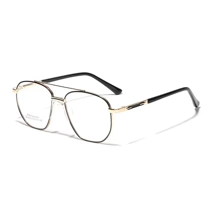 Lunettes à double faisceau pour femmes et hommes, lunettes de pilote, grand cadre, myopie, contreven