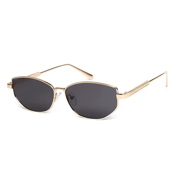 Petites lunettes de soleil œil de chat Vintage pour femmes et hommes, marque de luxe, Steampunk, mon