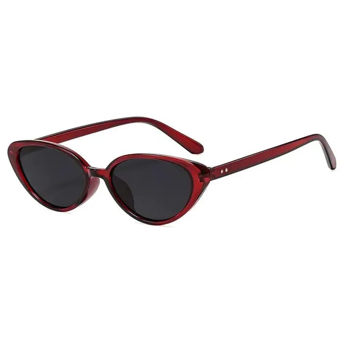 Lunettes de soleil œil de chat marron tendance pour femme, de marque, style rétro, protection UV400,