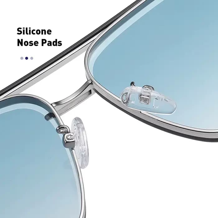 Nouvelles lunettes De Soleil dégradées pour hommes mode métal grand cadre lunettes De Soleil marque 