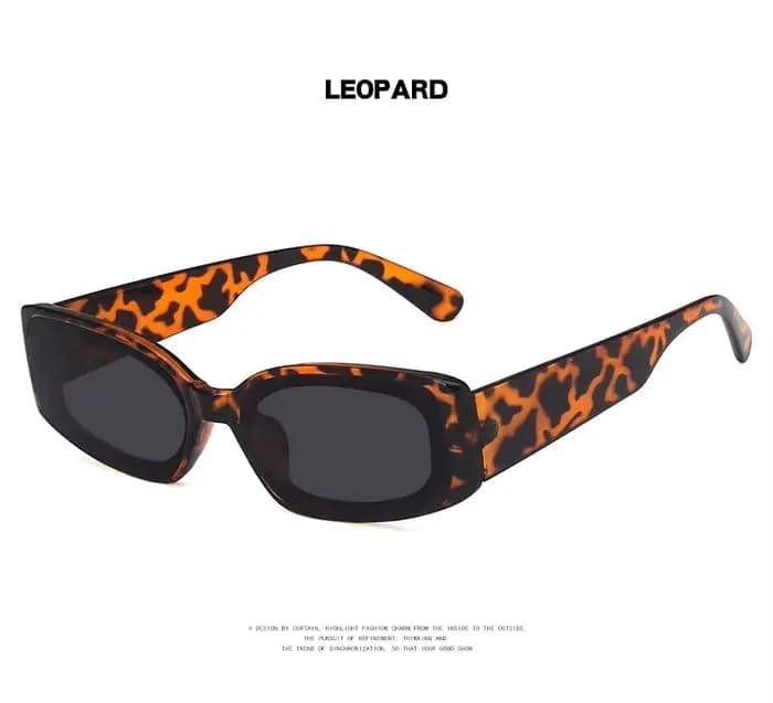 Lunettes de soleil léopard carrées pour femmes, Cool, Lunettes tendance, UV400, Nouvelle mode, 2022