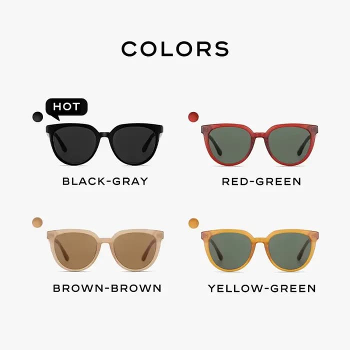 CAPONI marque Design lunettes de soleil pour femmes mode rétro filles lunettes Style coréen lunettes