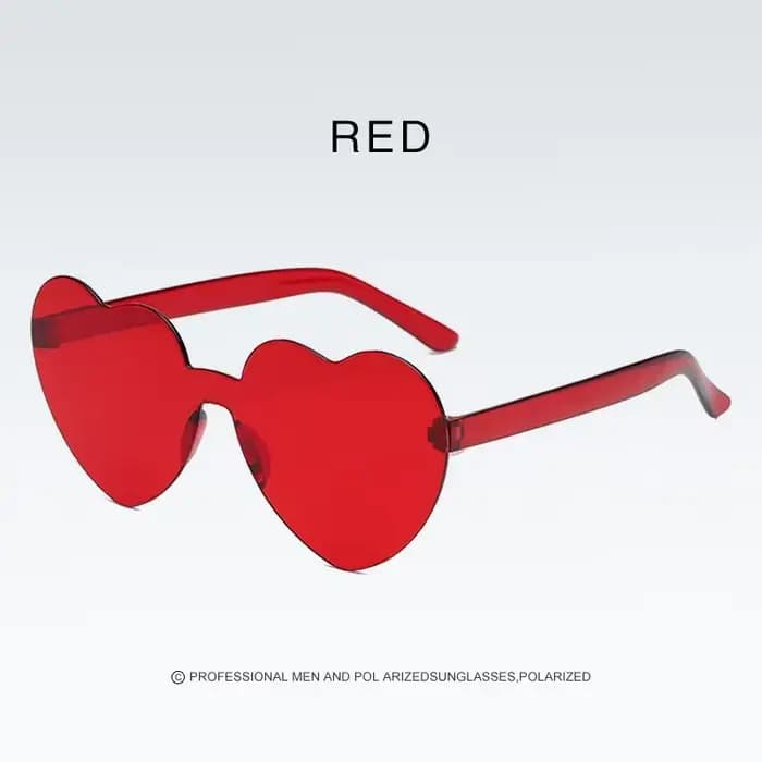 Lunettes de soleil en forme de cœur pour homme, femme, garçon, fille, marque de créateur, nouvelle m