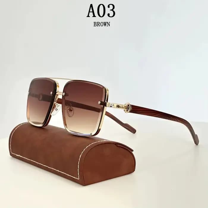 2023 lunettes De soleil pour hommes lunettes De soleil carrées femmes à la mode Luxe Vintage lunette