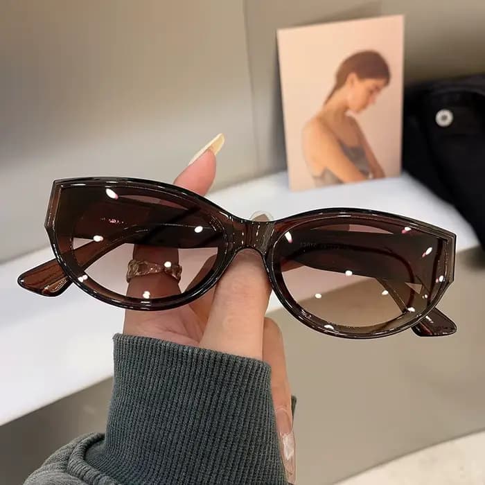 Lunettes de soleil à monture narrétro pour femmes, lunettes de soleil UV400, mode vintage, extérieur