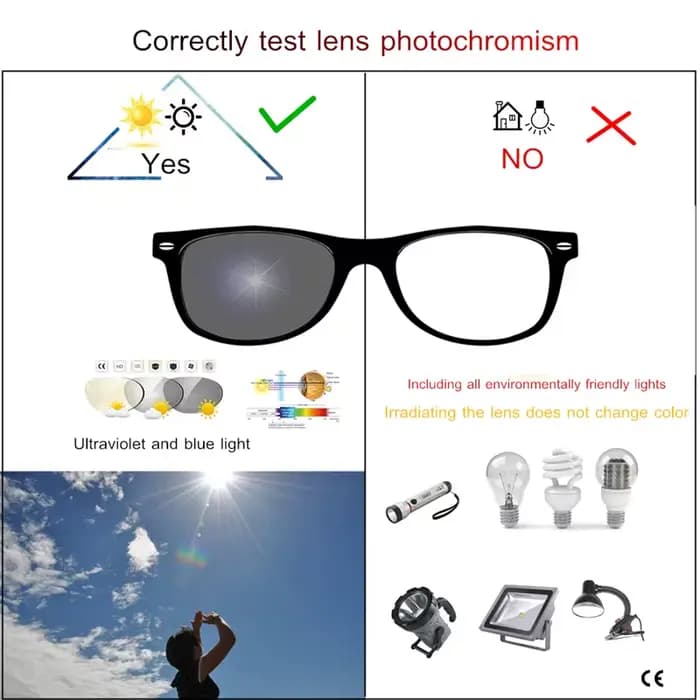 Lunettes de soleil myopie finies hommes femmes myopie lunettes cadre avec CR39 soleil photochromisme
