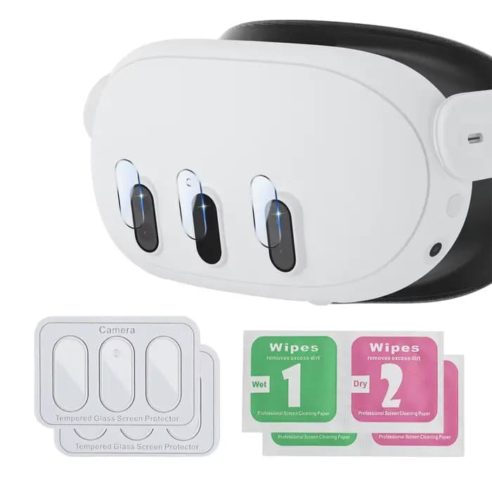 Protecteur d'objectif de caméra pour Meta Quest 3, verre trempé pour caméra Meta Quest3, Film de Pro
