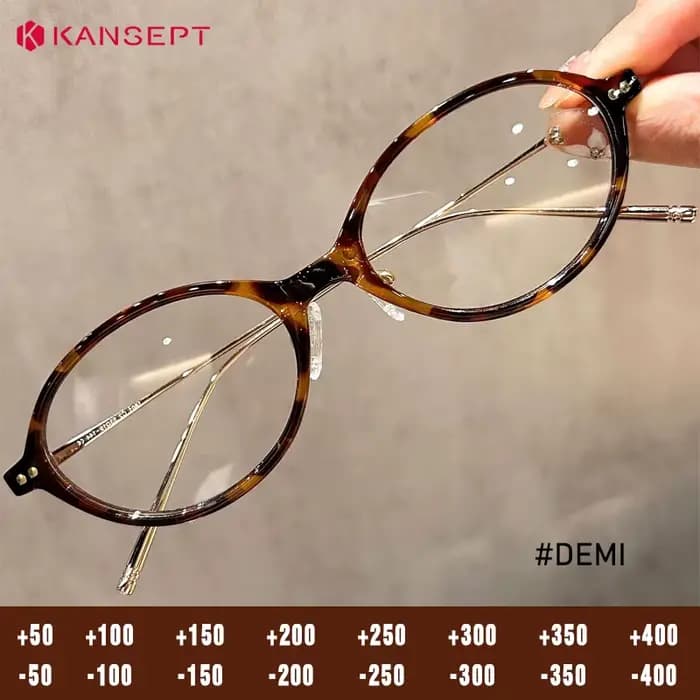 KANSEPT Lunettes de myopie pour femmes, verres optiques, anti-lumière bleue, lunettes de lecture, lu