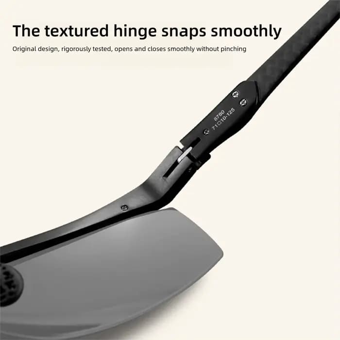 CAPONI  – lunettes de soleil polarisées pour hommes, sport, conduite, photochromique, UV400, Alumini