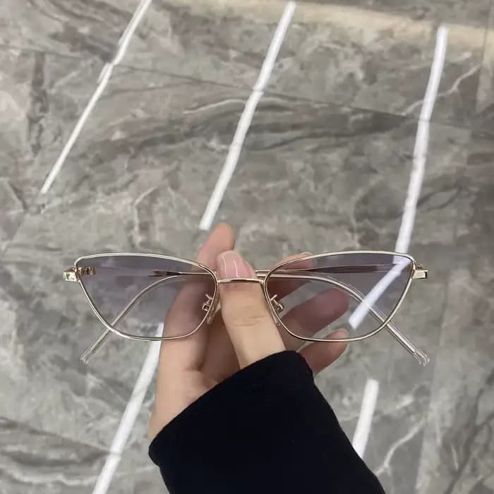 Lunettes de soleil tendance œil de chat pour femmes, marque de luxe, lunettes de soleil de créateur,
