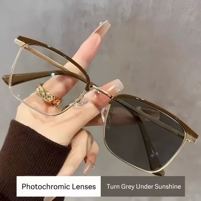 Lentilles à couleurs changeantes, lunettes quotidiennes, Design unisexe, adaptées aux hommes et aux 