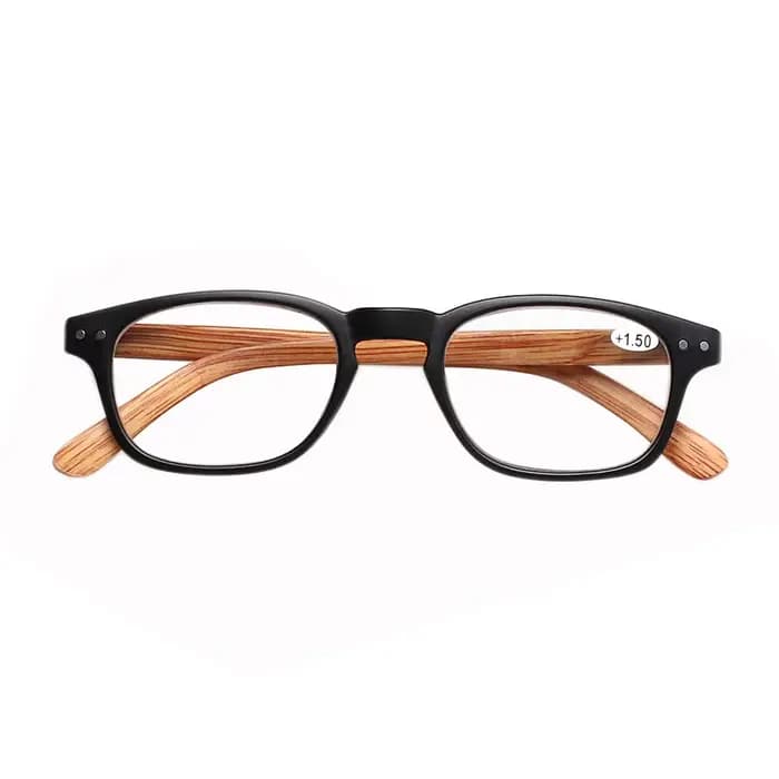 Lunettes de lecture hommes et femmes lunettes en bois motif hommes verre bois Prescription dioptrie 